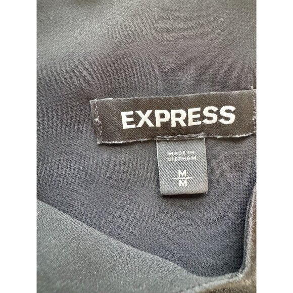 Express Black Cami With Adjustable Straps Medium Lightweight Sleeveless Top - Picture 3 of 4